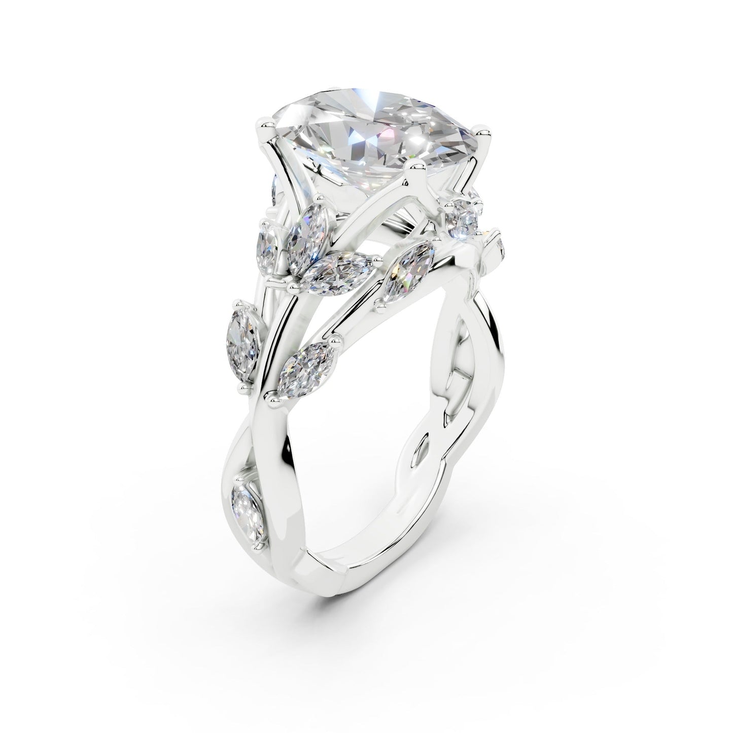 AF532 Oval Floral