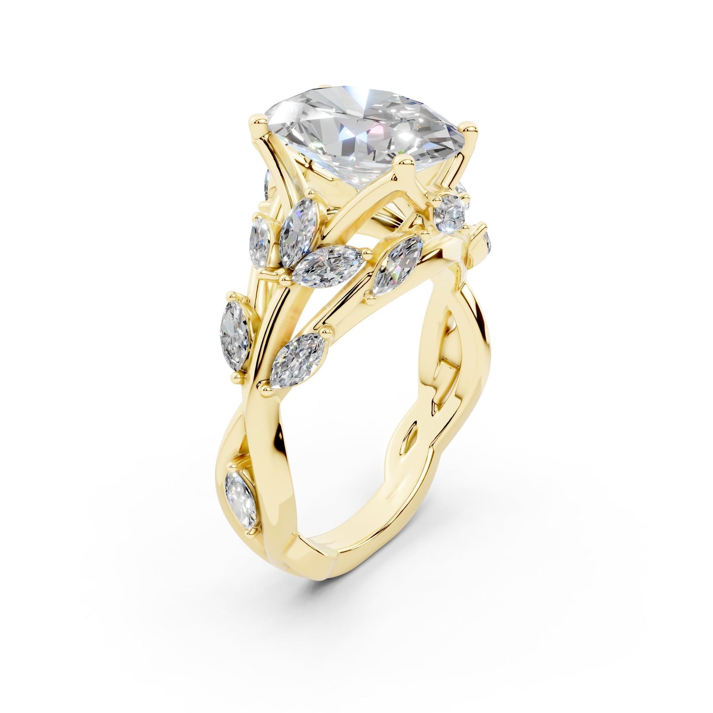 AF532 Oval Floral