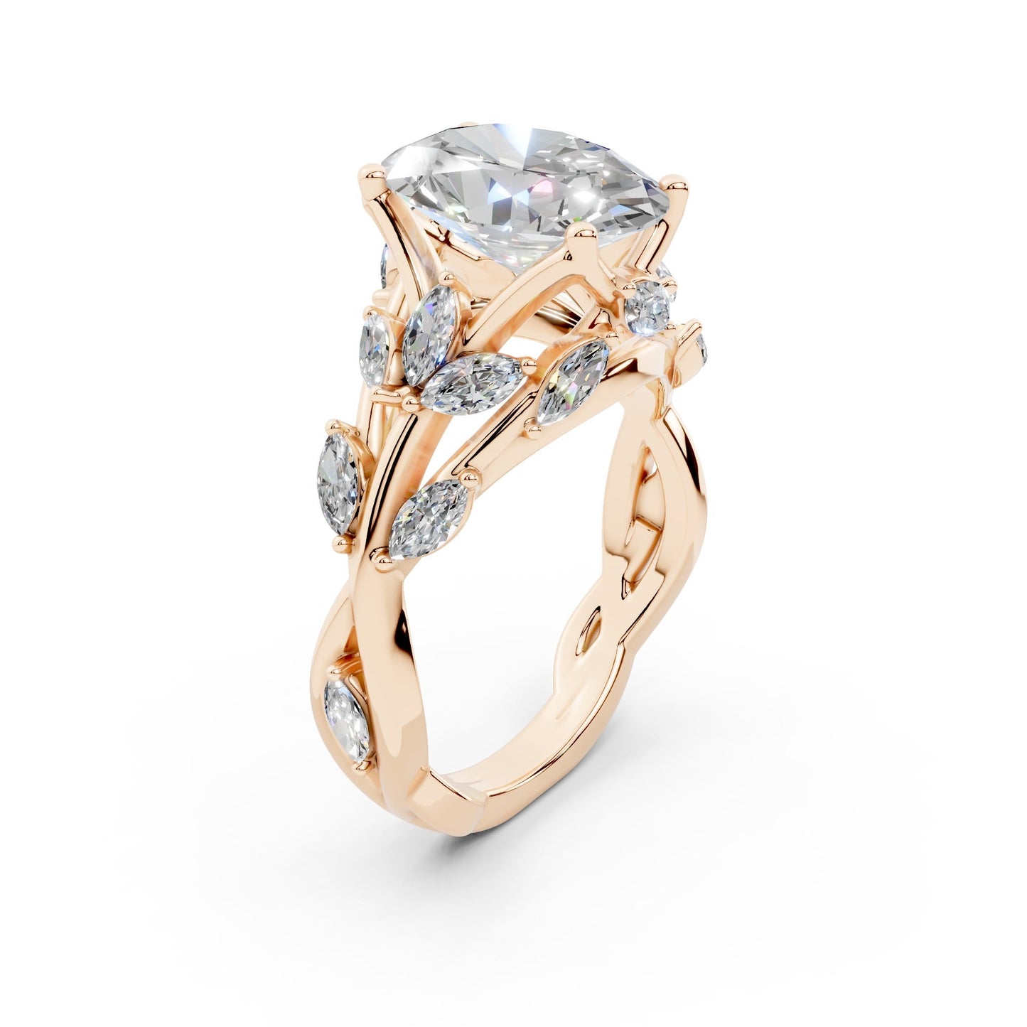AF532 Oval Floral