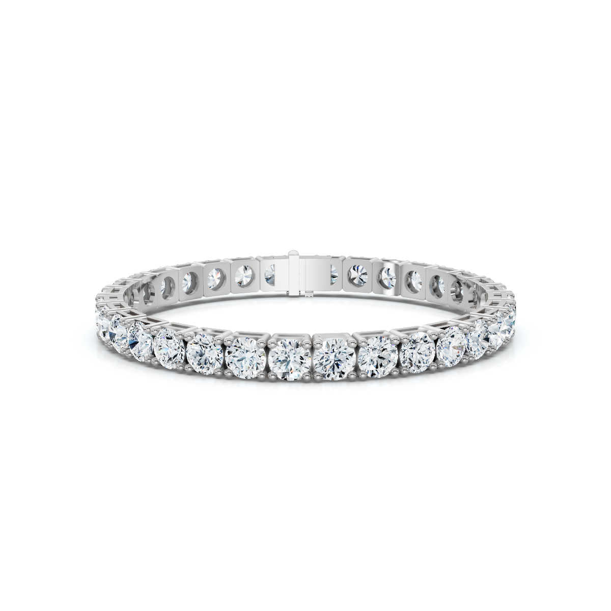 20.0 ct Toplam Su Yolu Pırlanta Bileklik EF VVS VS