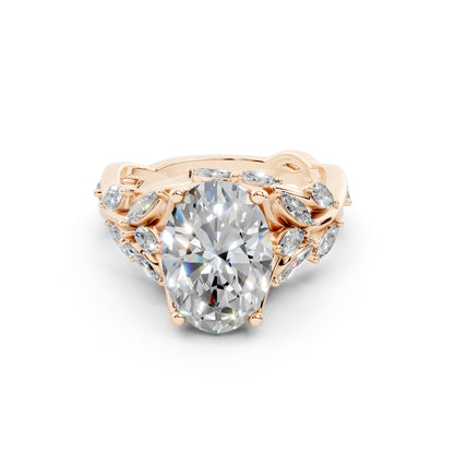 AF532 Oval Floral