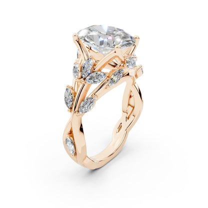 AF532 Oval Floral
