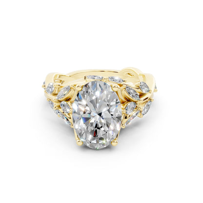 AF532 Oval Floral