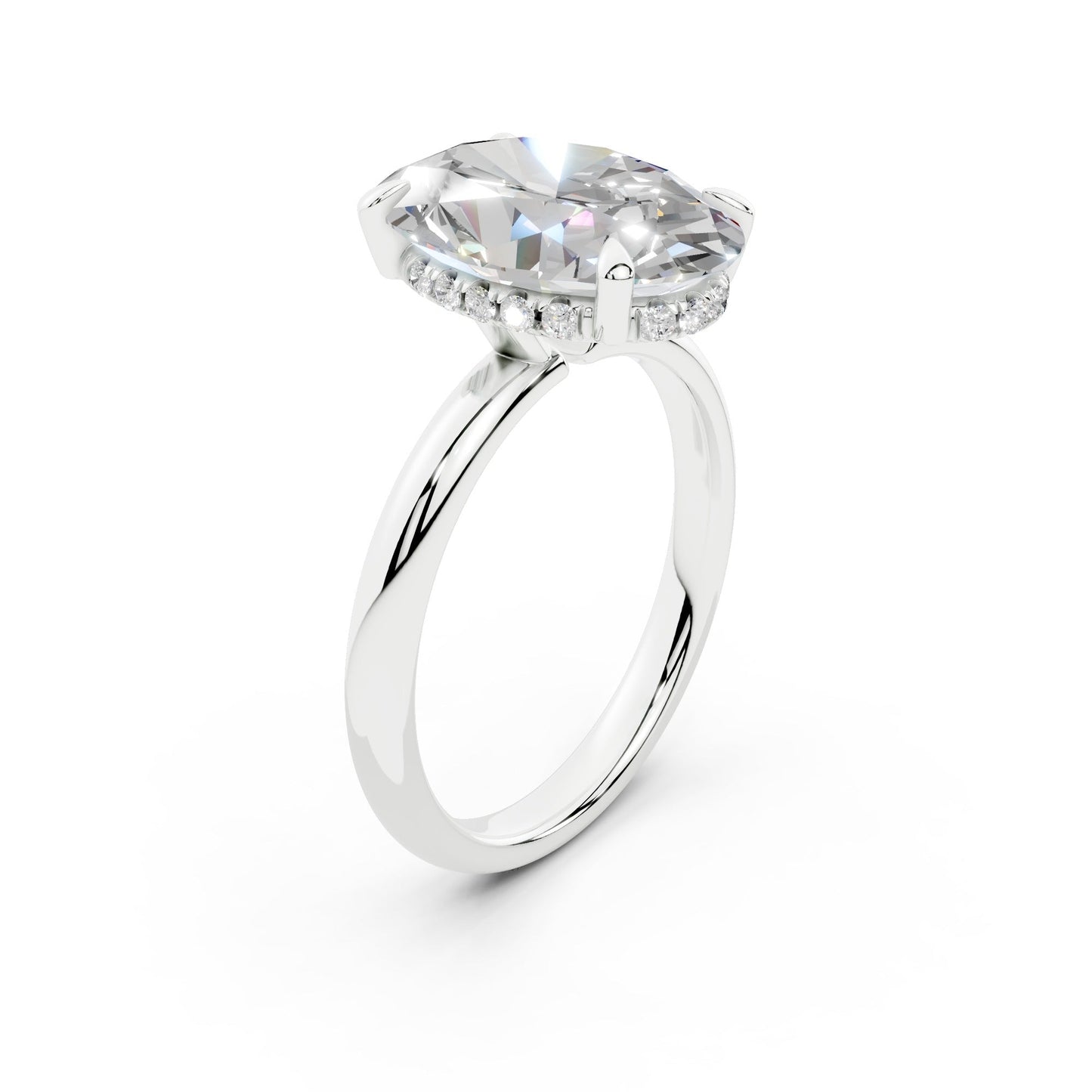 248 Oval Hailey Bieber Hidden Halo