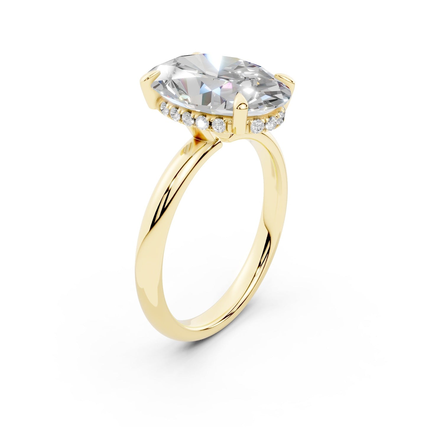248 Oval Hailey Bieber Hidden Halo